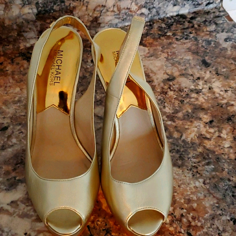Gold Michael Kors Heels